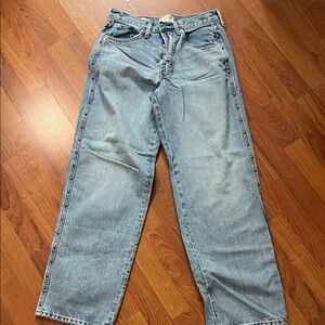 Golden Threads Light Blue Relaxed Jeans